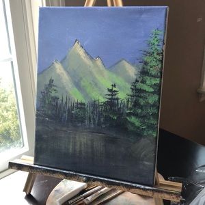 Mountain Scene Painting
